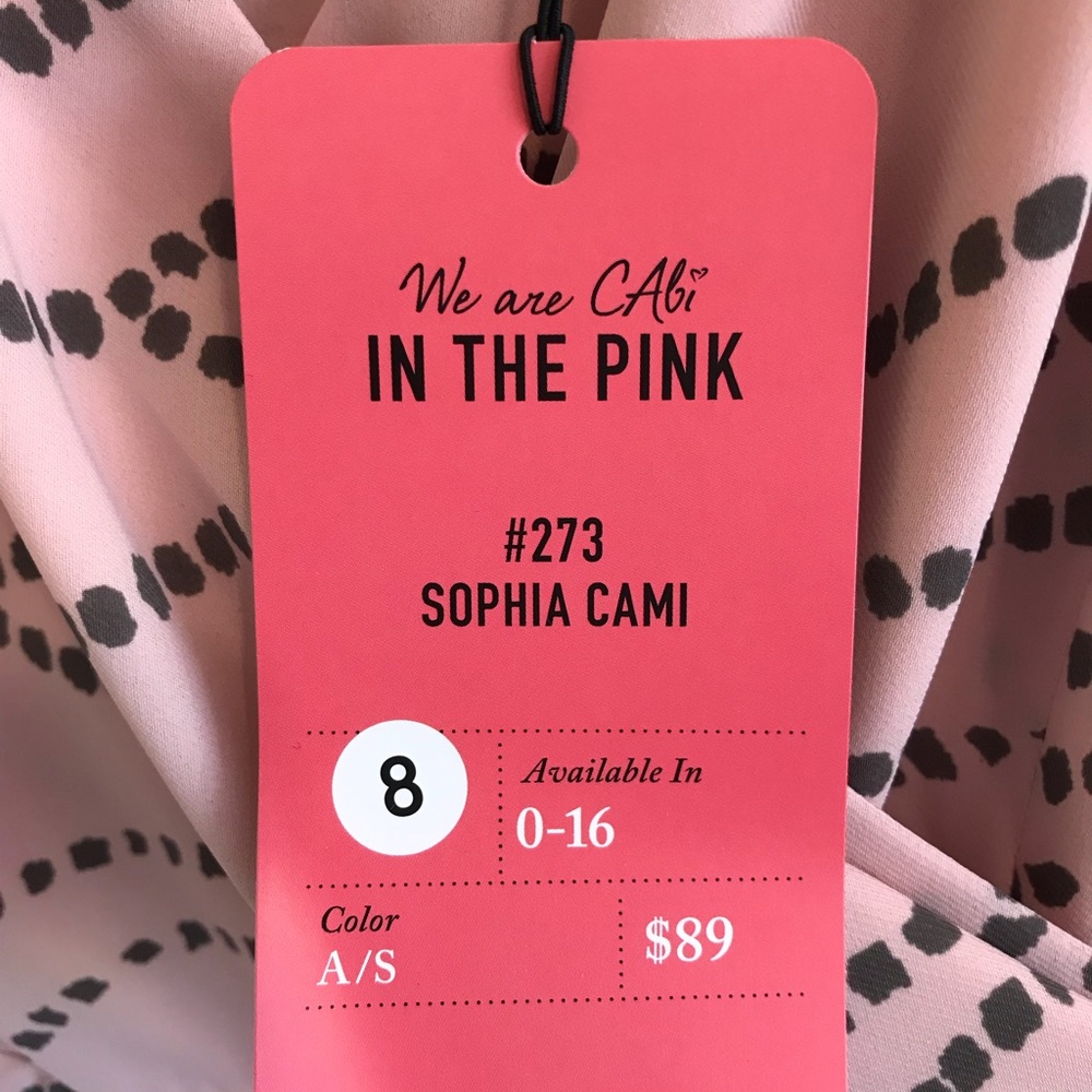 NWT CAbi Size 8 Sophia Cami - Picture 4 of 7
